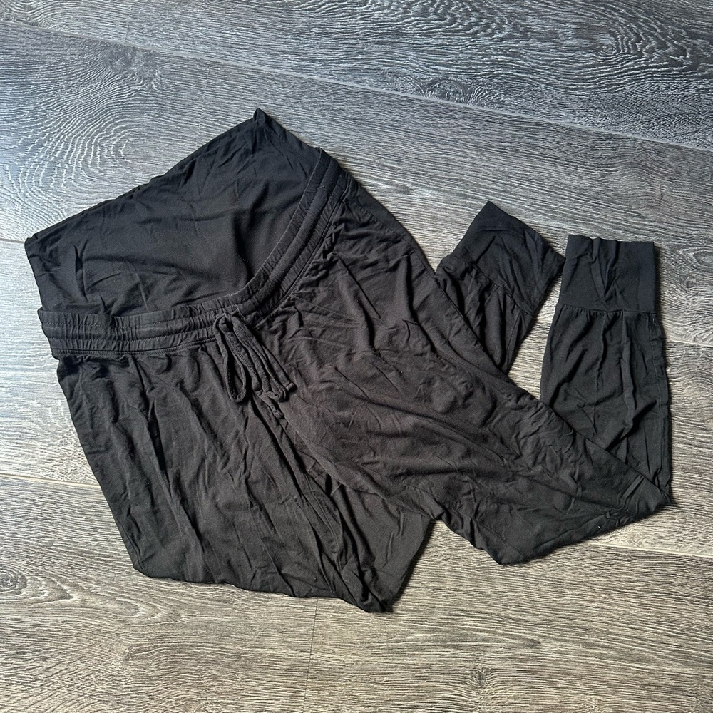 Thyme Maternity Black Joggers